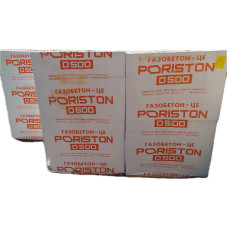 Газобетоний блок 300*200*610 PORISTON (Аерок) D500 (пал 60шт-2,196м3)