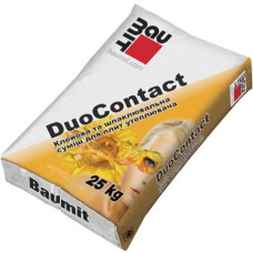 Бауміт Дуоконтакт Клейова шпаклювальна суміш для пінопласта Baumit DuoContact 25кг