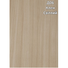 Панель (вагонка) ПВХ 25см Клен світлий  Д06  (L- 6,00м)
