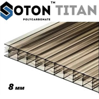 Полікарбонат SOTON TІTAN (6000*2100) 8мм бронзовий