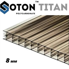 Полікарбонат SOTON TІTAN (6000*2100) 8мм бронзовий