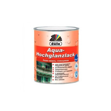 Акваемаль Dufa Aqua-Hochglanzlack білий глянець 0,75 л