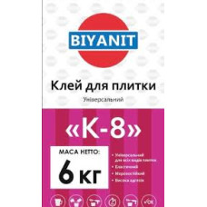 Віяніт Клей для плитки К-8 універсальний 6кг.