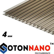Полікарбонат SOTON NANO (6000*2100) 4мм бронза