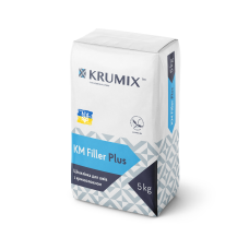 Шпаклівка армуюча для гіпсокартонних швів Krumix KM Filler Plus 5кг