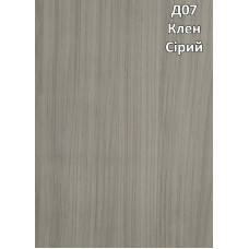Панель (вагонка) ПВХ 25см Клен сірий Д07  (L- 6,00м)