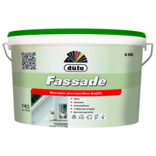 Фарба акрилова водоемульсійна Дюфа Fassade D690 14 кг